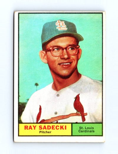 1961 Topps #32 Ray Sadecki