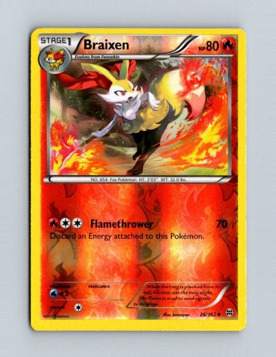 XY - BREAKthrough #26/162 Braixen Holo