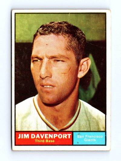 1961 Topps #55 Jim Davenport
