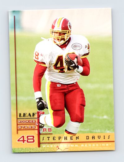 1998 Leaf Rookies & Stars #150 Stephen Davis Washington Redskins EXCELLENT