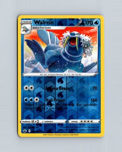 SWSH06: Chilling Reign #039/198 Walrein Holo