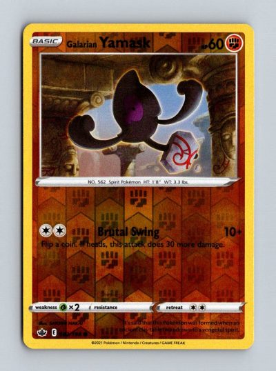 SWSH06: Chilling Reign #082/198 Galarian Yamask Holo