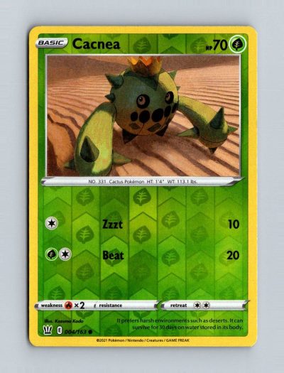 SWSH05: Battle Styles #004/163 Cacnea Holo