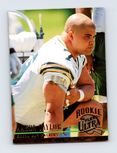 1994 Ultra #397 Aaron Taylor Green Bay Packers Rookie Card Excellent