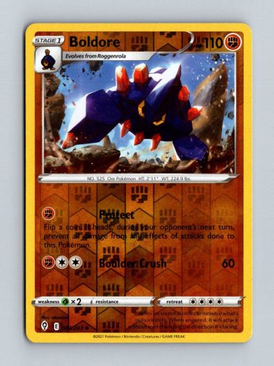 SWSH07: Evolving Skies #087/203 Boldore Holo