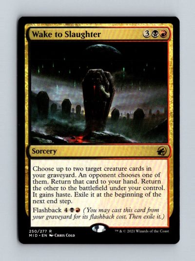 Innistrad: Midnight Hunt #250 Wake to Slaughter