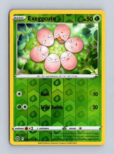 SWSH09: Brilliant Stars #001/172 Exeggcute Holo