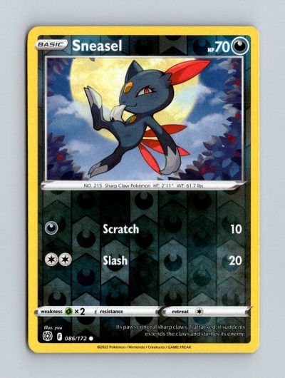 SWSH09: Brilliant Stars #086/172 Sneasel Holo