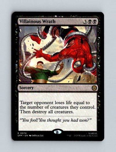 Marvel's Spider-Man #74 Villainous Wrath