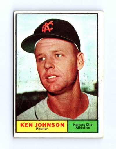 1961 Topps #24 Ken Johnson