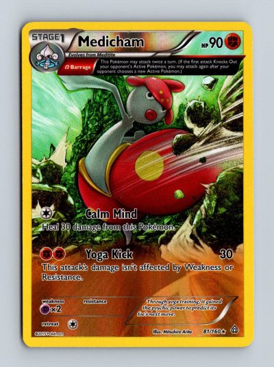 XY - Primal Clash #81/160 Medicham (Omega) Holo