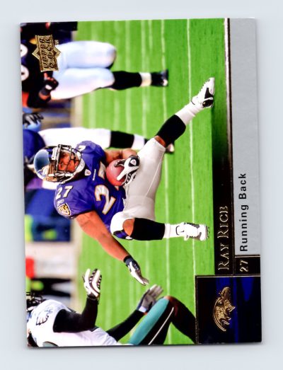 Ray Rice 2009 Upper Deck #16 Baltimore Ravens Football Card EXCELLENT