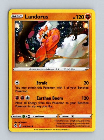 SWSH08: Fusion Strike #148/264 Landorus Holo