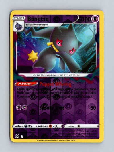 SWSH11: Lost Origin #073/196 Banette Holo