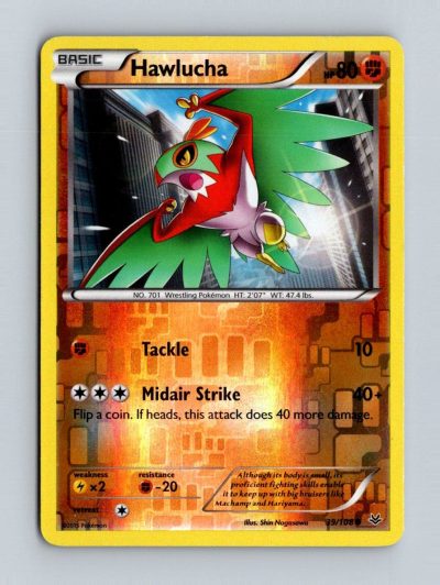 XY - Roaring Skies #39/108 Hawlucha Holo