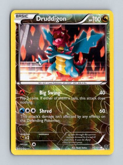 Plasma Blast #70/101 Druddigon Holo