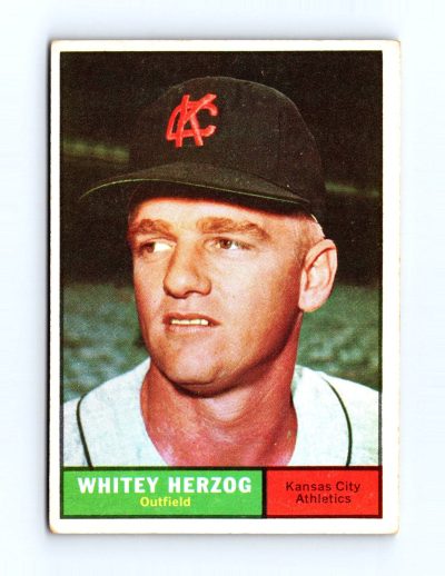 1961 Topps #106 Whitey Herzog
