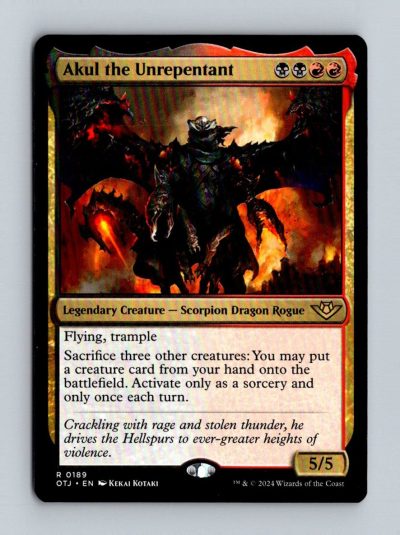 Outlaws of Thunder Junction #189 Akul the Unrepentant