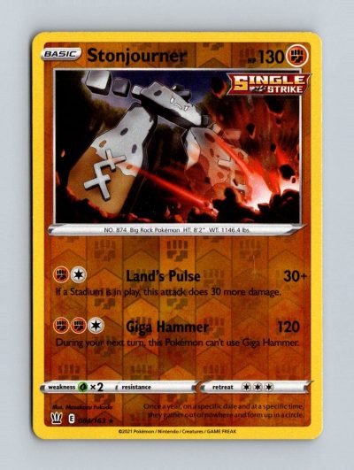 SWSH05: Battle Styles #084/163 Stonjourner Holo