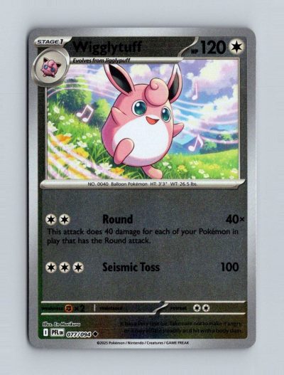 ME02: Phantasmal Flames #077/094 Wigglytuff Holo