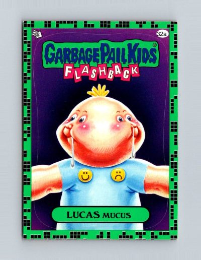 2011 Topps Garbage Pail Kids Flashback Series 2 #32a Lucas Mucus Gross Green