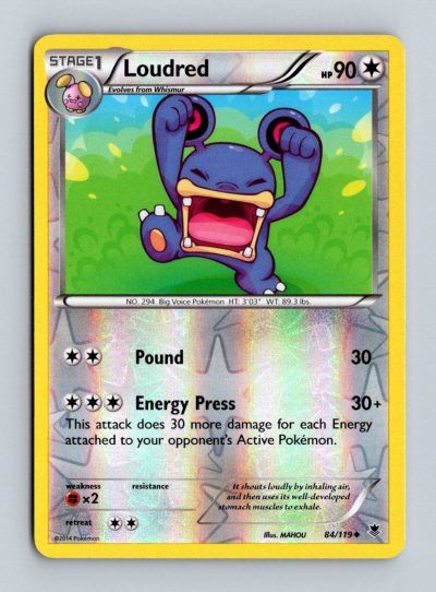 XY - Phantom Forces #84/119 Loudred Holo