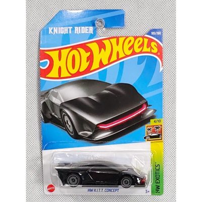 Hot Wheels K.I.T.T. Concept 2022 #185 Knight Rider HW Exotics Diecast Car
