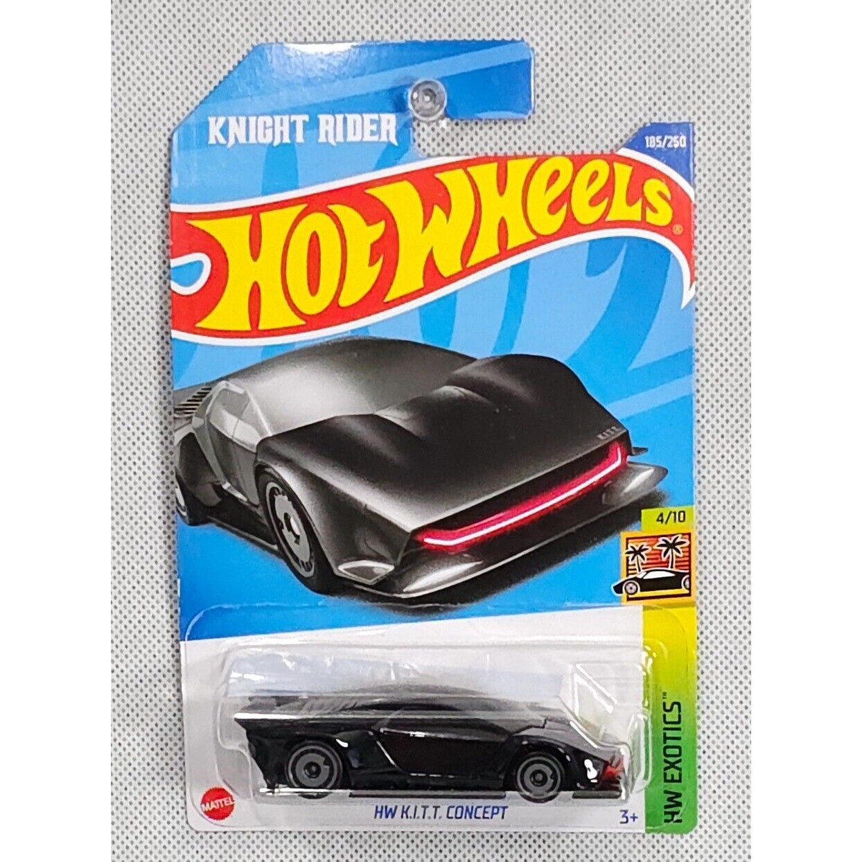 Hot Wheels K.I.T.T. Concept 2022 #185 Knight Rider HW Exotics Diecast Car