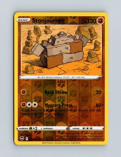 SWSH12: Silver Tempest #101/195 Stonjourner Holo