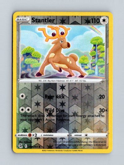 SWSH08: Fusion Strike #208/264 Stantler Holo
