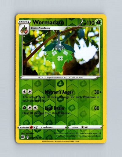 SWSH09: Brilliant Stars #010/172 Wormadam (10) Holo