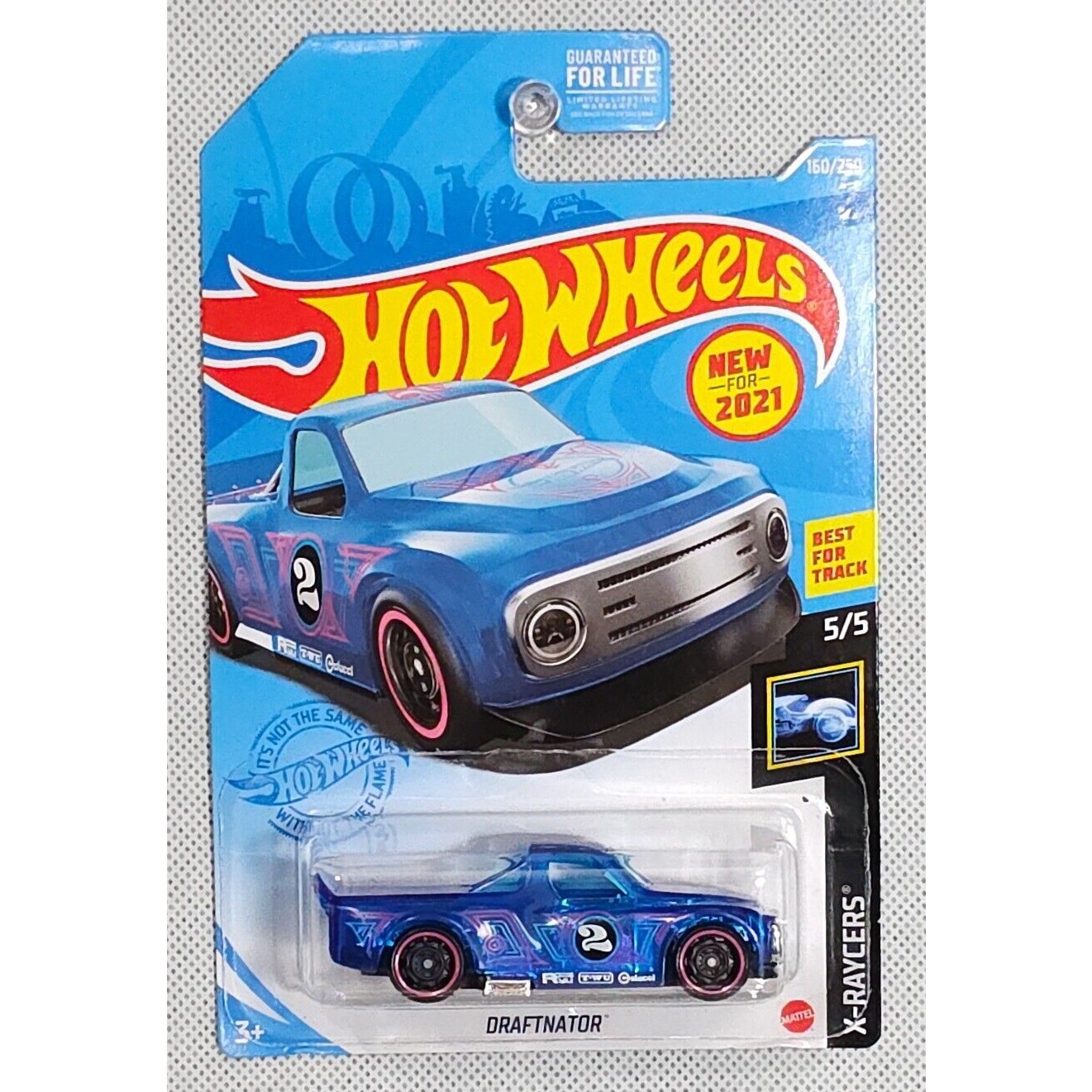 Hot Wheels Draftnator X-Raycers 2021 Diecast Car in Sealed Packaging