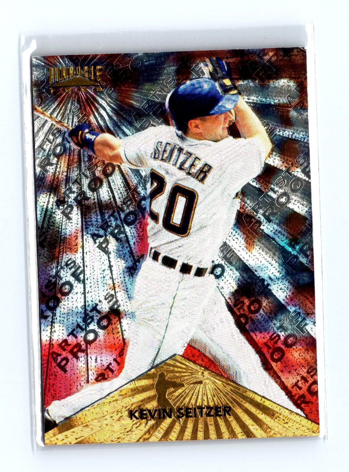 1996 Pinnacle #131 Kevin Seitzer Starburst Baseball Card