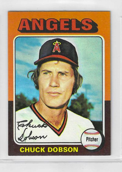 1975 Topps MINI Baseball - SET BREAK - Chuck Dobson #635
