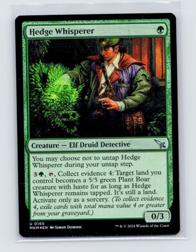 Murders at Karlov Manor #165 Hedge Whisperer - Foil
