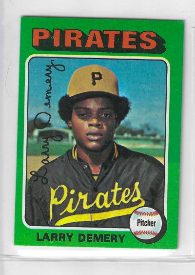 1975 Topps MINI Baseball - SET BREAK - Larry Demery (RC) #433