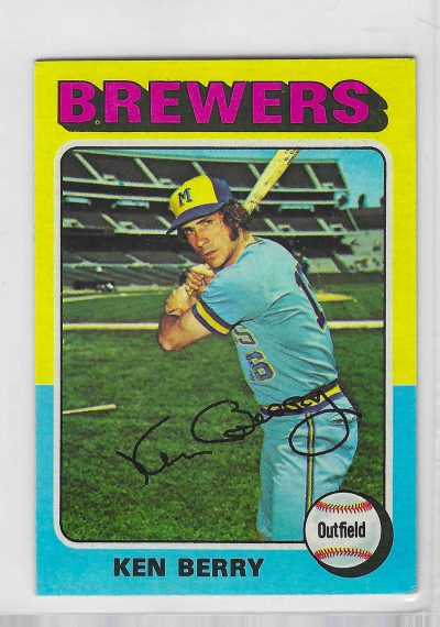 1975 Topps MINI Baseball - SET BREAK - Ken Berry #432