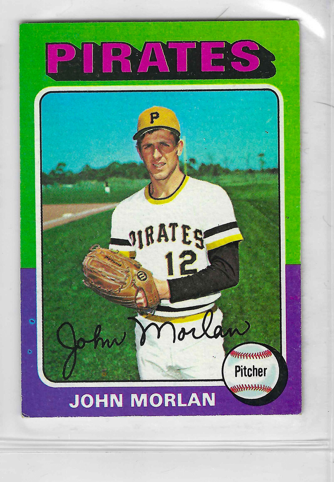 1975 Topps MINI Baseball John Morlan #651 Pittsburgh Pirates