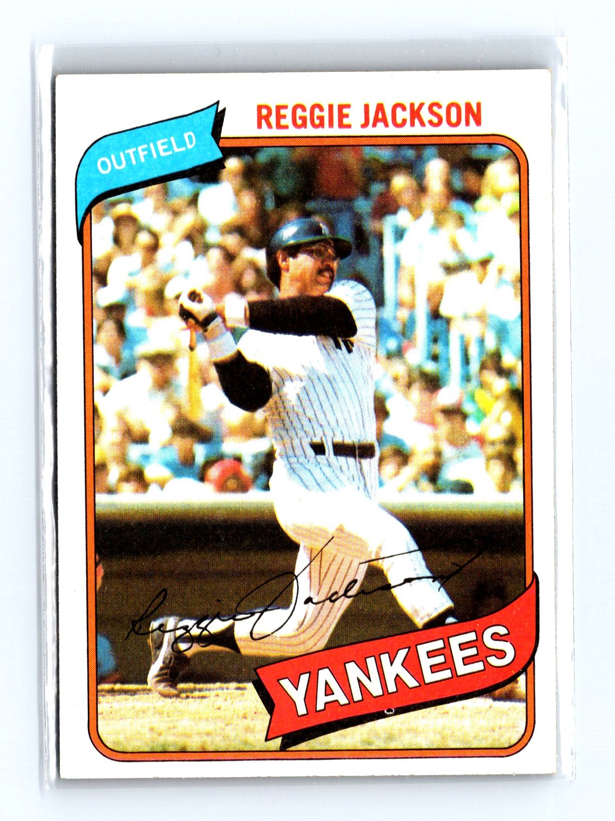 1980 Topps #600 Reggie Jackson New York Yankees Baseball Card