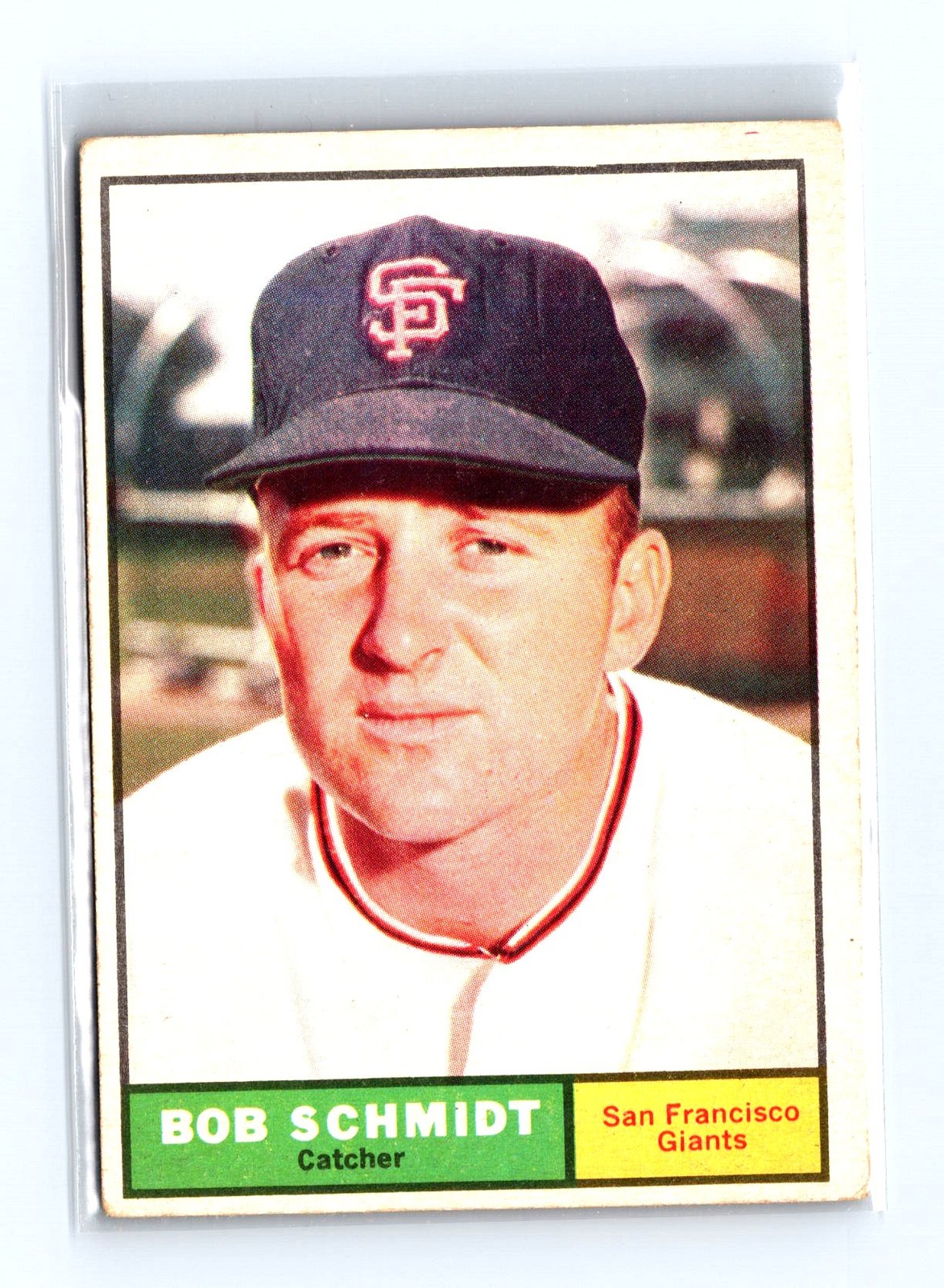 1961 Topps #31 Bob Schmidt San Francisco Giants Baseball Card