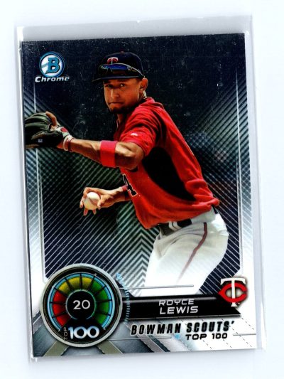 2018 Bowman #BTP-20 Royce Lewis Bowman Chrome Scouts' Top 100
