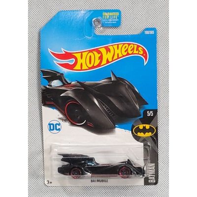 2015 Hot Wheels Batman DC Batmobile 190/365 5/5 Diecast Car in Package