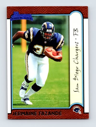 1999 Bowman #181 Jermaine Fazande Gold #/99