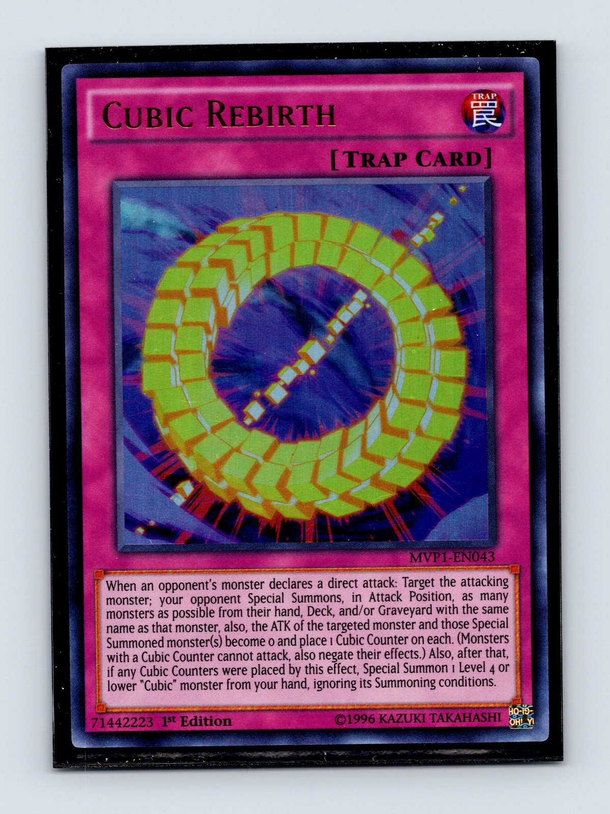 Cubic Rebirth MVP1-EN043 Ultra Rare Yu-Gi-Oh! Card