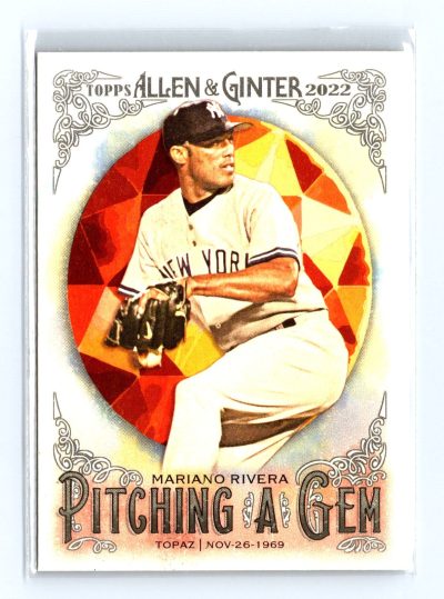 2022 Topps Allen & Ginter #PAG-17 Mariano Rivera Pitching a Gem