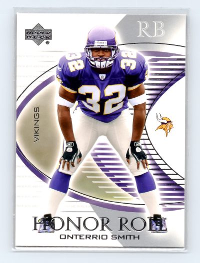 2003 Upper Deck Honor Roll #23 Onterrio Smith Vikings RC - Excellent