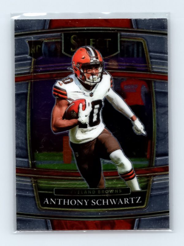 Anthony Schwartz 2021 Panini Select #70 Cleveland Browns RC Card EXCELLENT