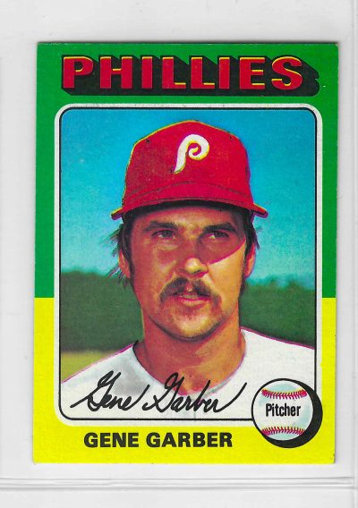 1975 Topps MINI Baseball - SET BREAK - Gene Garber #444