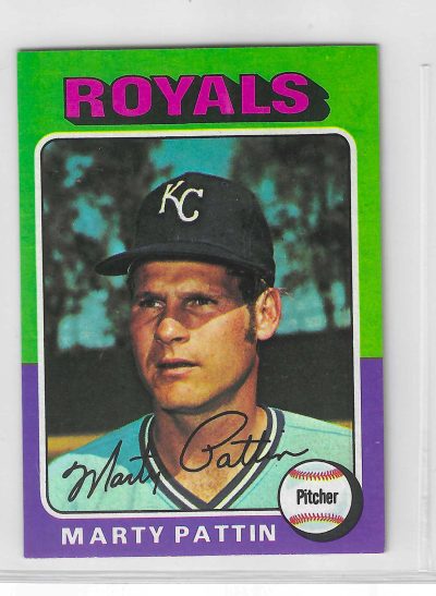 1975 Topps MINI Baseball - SET BREAK - Marty Pattin #413