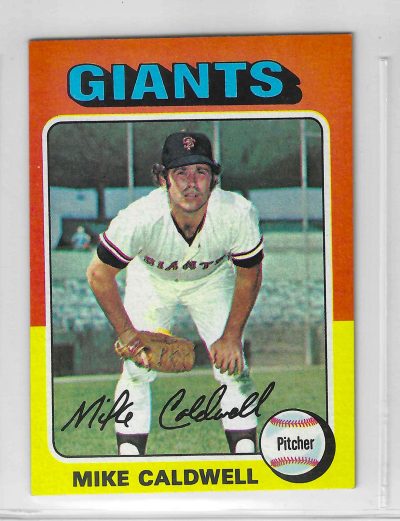 1975 Topps MINI Baseball - SET BREAK - Mike Caldwell #347